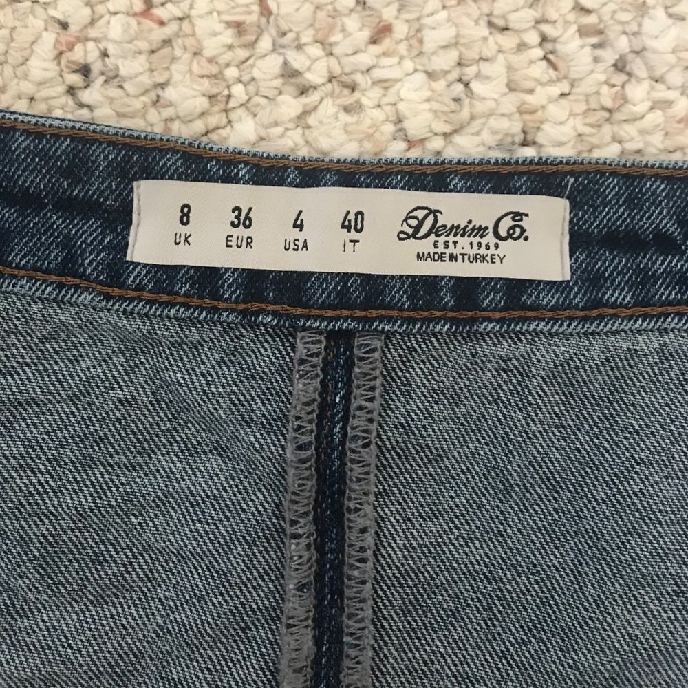 Unique Denim Co. Embroidered Button-Up Skirt - Picture 7 of 7